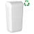 MARPLAST ECOLORED nástenný odpadkový kôš s vekom 23l, ABS, Soft Touch, biela