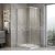 Aqualine AGGA obdĺžniková sprchová zástěna 900x800mm,rohový vstup,posuvné dv,Číre/Chróm