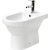 Cersanit K10-009 OLIMPIA B bidet stojaci s otvorom pre batériu + skrutky, Biela