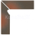 Opoczno SHADOW BROWN Skirting Left 8X30 sokel Ľavý, G1 OD077-039-1