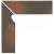 Opoczno SHADOW BROWN Skirting Left Struct. 8X30 G1 sokel Ľavý, OD077-040-1