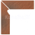 Opoczno SHADOW RED Skirting Left 8X30 G1 sokel Ľavý, OD077-043-1