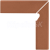 Opoczno SIMPLE RED Skirting Right 8X30 G1 sokel Pravý, OD078-065-1