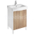 Cersanit S615-001 TAZA skrinka 56x63x41 pod umývadlo CARLA 60, Tmavé drevo