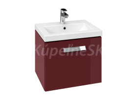Cersanit S570-001 XANTIA RED 50 skrinka 60x42x45 pod umývadlo COMO/COLOUR 50, Bordová Lesk