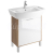 Cersanit S564-005 BAMAKO skrinka 46x64x34cm pod umývadlo OLIMPIA 80, Dark Ash/Biela Lesk