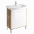 Cersanit S564-008 BAMAKO skrinka 65x69x34cm pod umývadlo CARINA 70, Dark Ash/Biela Lesk
