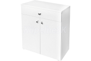 Cersanit S509-017-DSM BIANCO komoda 60x79x30 cm v demonte, Biela Lesk