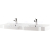 Cersanit K12-008 DECO dvojumývadlo nábytkové 130x45x18 s prepad, 2otvory pre bat, Biela