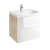 Cersanit S300-008 LAREDO skrinka 60x68x45 pod umývadlo AMAO 60, Light Ash/Biela Lesk
