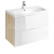 Cersanit S300-009 LAREDO skrinka 80x68x45 pod umývadlo AMAO 80, Light Ash/Biela Lesk