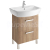 Cersanit S565-008 MESTA skrinka 53x62x37 pod umývadlo OLIMPIA 70, Tmavé drevo