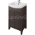 Cersanit S544-005-DSM MOCCA skrinka 50x80x34cm pod umývadlo CARINA 55 v demonte, Wenge