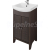 Cersanit S544-013-DSM MOCCA skrinka 46x80x33cm pod umývadlo CARINA 50 v demonte, Wenge