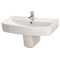 Cersanit K101-008-BOX PURE 80 umývadlo nábytkové  80x46,5cm s prepadom, otv.pre bat, Biela