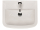 Cersanit K101-010-BOX PURE 55 umývadlo nábytkové 55x42,5cm s prepadom, otv.pre bat, Biela
