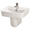 Cersanit K101-011-BOX PURE 60 umývadlo nábytkové 60x46cm s prepadom, otvor pre bat, Biela