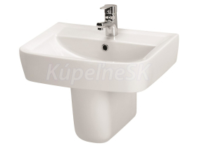 Cersanit K101-011-BOX PURE 60 umývadlo nábytkové 60x46cm s prepadom, otvor pre bat, Biela