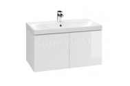 Cersanit S571-022-DSM COLOUR 80 umývadlová skrinka 80x42x45 v demonte, Biela Lesk