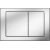 Cersanit K97-263 HI-TEC CUBE tlačidlo k predst.modulu 22x15x1,3cm, Chróm Lesk