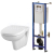 Cersanit K97-303 TARGET Set duofix+WC závesné FACILE+sedátko SoftClose duroplast