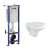 Cersanit K97-305 TARGET Set duofix+WC závesné COLOUR+sedátko duroplast, antibakt.