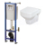 Cersanit K97-311 TARGET Set duofix+WC závesné PURE+sedátko SoftClose duroplast