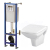Cersanit K97-287 TARGET Set duofix+WC závesné CARINA+sedátko duroplast