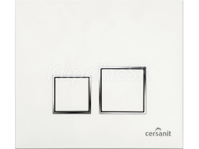Cersanit K97-329 TARGET SQUARE tlačidlo k predst.modulu 20x17,6x0,85cm, Biela