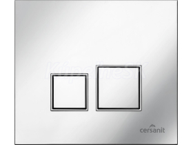 Cersanit K97-330 TARGET SQUARE tlačidlo k predst.modulu 20x17,6x0,85cm, Chróm Lesk