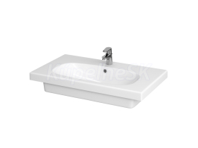 Cersanit K11-0189 FARE 80 umývadlo nábytkové 81x45cm s prepadom, otvor pre bat, Biela