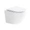 Mereo WC set - Smart flush rimless WC oblé, modul pre sadrokartón, biele oválne tlačidlo
