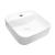 Mereo Umývadlo na dosku bez prepadu, 390x390x140 mm, keramické, biele