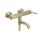 REA Argon nástenná vaňová batéria s ručnou sprchou brúsené Zlato REA-B7804