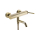 REA Argon nástenná vaňová batéria s ručnou sprchou Zlatá REA-B7805