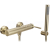 REA Argon Gold nástenná sprchová batéria s ručnou sprchou brúsené Zlato