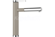 Blanco batéria LINEE - S silgranit-look tartufo / chróm
