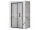 REA Rapid Fold Black zalamovacie sprchové dvere do niky 80x195 cm sklo Číre REA-K6418