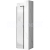 REA Hugo Black pevná stena k sprchovým dverám 30x200 cm sklo Číre