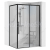 REA Solar Black rohový sprchový kút 90x120x195 cm,posuvné dvere,sklo Číre REA-K6311