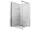 REA Aero Black Walk-In sprchová zástena k stene 80x195 cm sklo Číre+vzpera