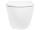 REA Carlo Mini Tornado NF WC závesné 49x36,5 cm Biele leskléaWC sedátko Biele lesklé REA-C