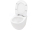 REA Carlo Mini Tornado Rimless Flat N WC závesn 49x36,5cm Biele lesk+WC sedátko Biele lesk
