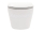 REA Carlo Mini Tornado Rimless Flat N WC závesné 49x36,5cm Biele leskléaWC sedátko Biele l