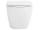 REA Carlo Mini Tornado Rimless Flat Pro WC závesné 48,5x36,5 cm+WC sedátko Biele lesklé