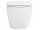 REA Carlo Mini Tornado Rimless Flat Pro WC závesné 48,5x36,5 cm+WC sedátko Biele lesklé