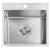 REA Leo 40 nerezový drez so sifónom 400x450x185 mm brúsená Nerez ZLE-06000