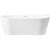 REA Capri voľne stojaca akrylátová vaňa k stene 150x75 cm so sifónom Biela