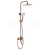 REA Argus sprchový set s pákovou batériou,hlavová,ručná sprcha brúsená Meď P3001 REA-P3001
