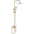 REA Argus sprchový stĺp s pákovou batériou,hlavová,ručná sprcha brúsené Zlato P7841 REA-P7